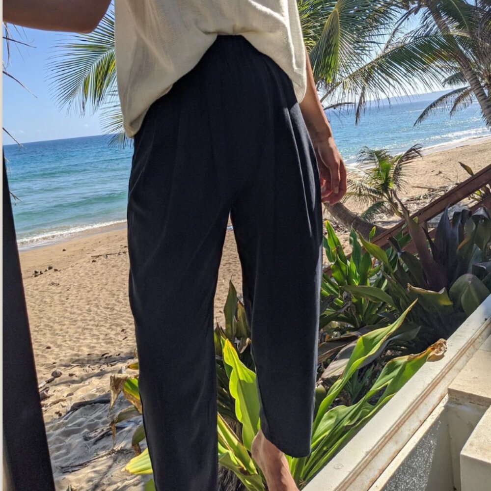 Na Nin Lena pants in silk canvas size small